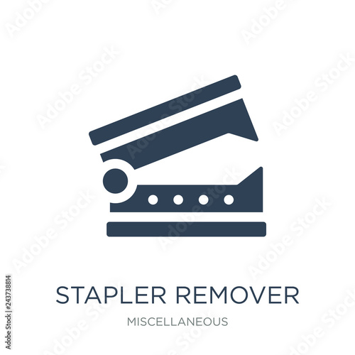 stapler remover icon vector on white background, stapler remover