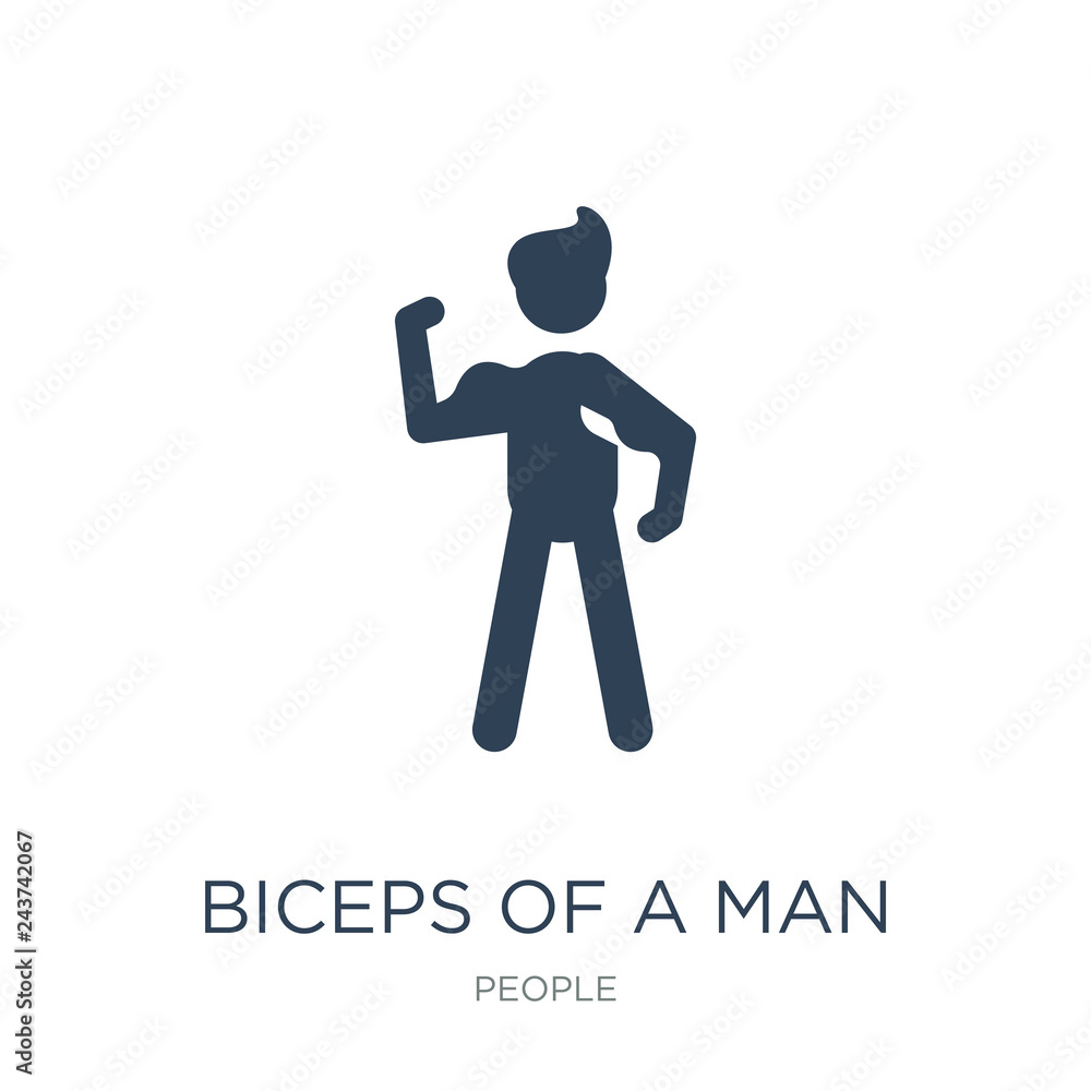 biceps of a man icon vector on white background, biceps of a man biceps of a man icon vector on white background, biceps of a man