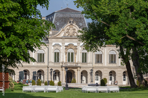 Beautiful old castle (Festetics) in town Keszthely in Hungary. 05. 01. 2018 Hungary