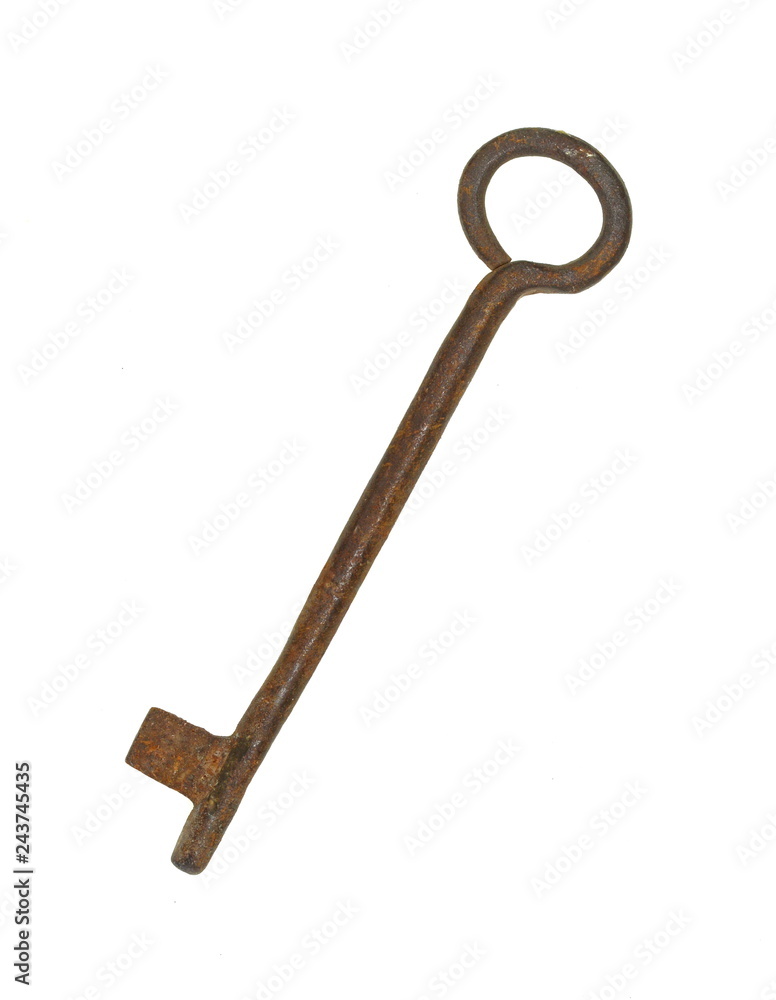 Key isolated on white background with clipping path. Key isolated on white background with clipping path.