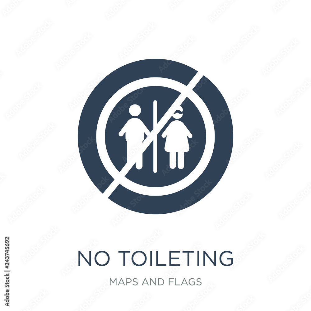 no toileting icon vector on white background, no toileting trend no toileting icon vector on white background, no toileting trend