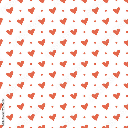 Valentine's Day Seamless Pattern Doodles Wrapping Paper Textile Prints  Backgrounds Stock Illustration by ©NatalieArtSaban #442437018