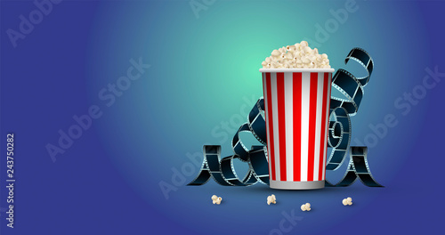 cinema, 3d, illustrazione, schermo, sfondo