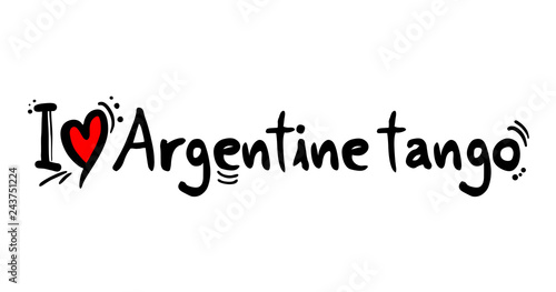 argentine tango style music love message