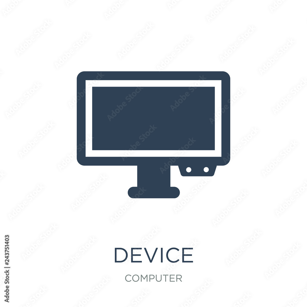 device icon vector on white background, device trendy filled ico device icon vector on white background, device trendy filled ico