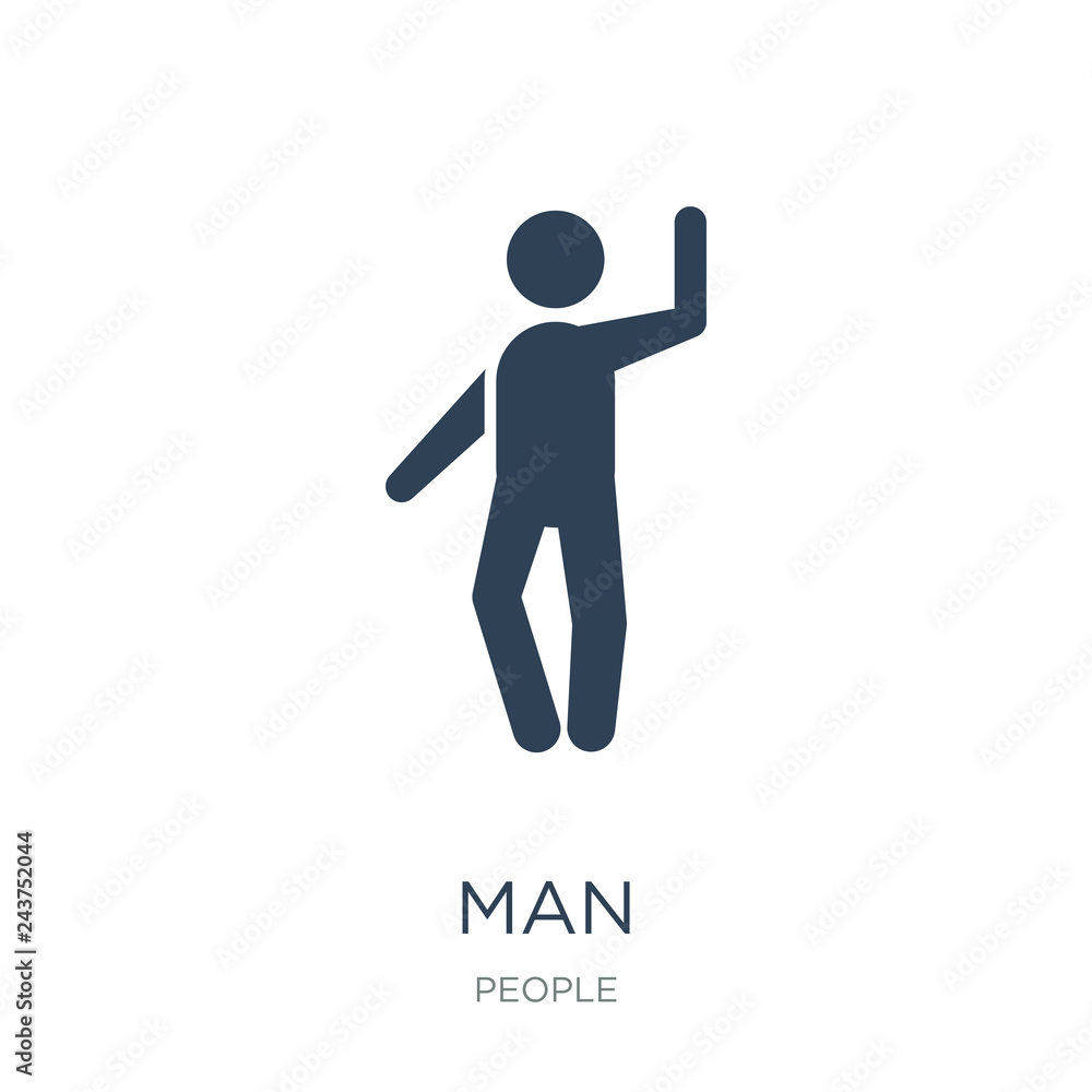 man icon vector on white background, man trendy filled icons fro man icon vector on white background, man trendy filled icons fro