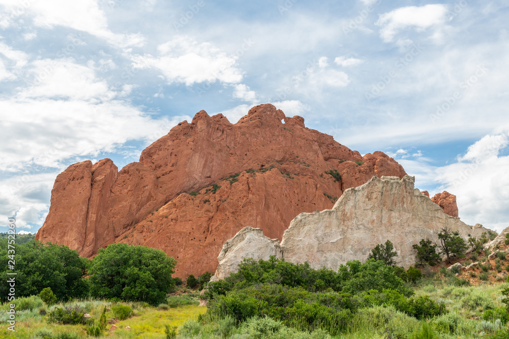 Kissing Camels atop North Gateway Rock along the Central Garden Trail in Garden of the Gods, Colorado