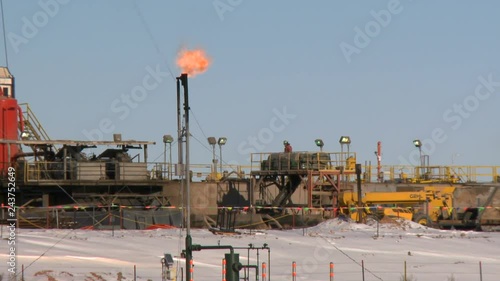 fracking operation photo