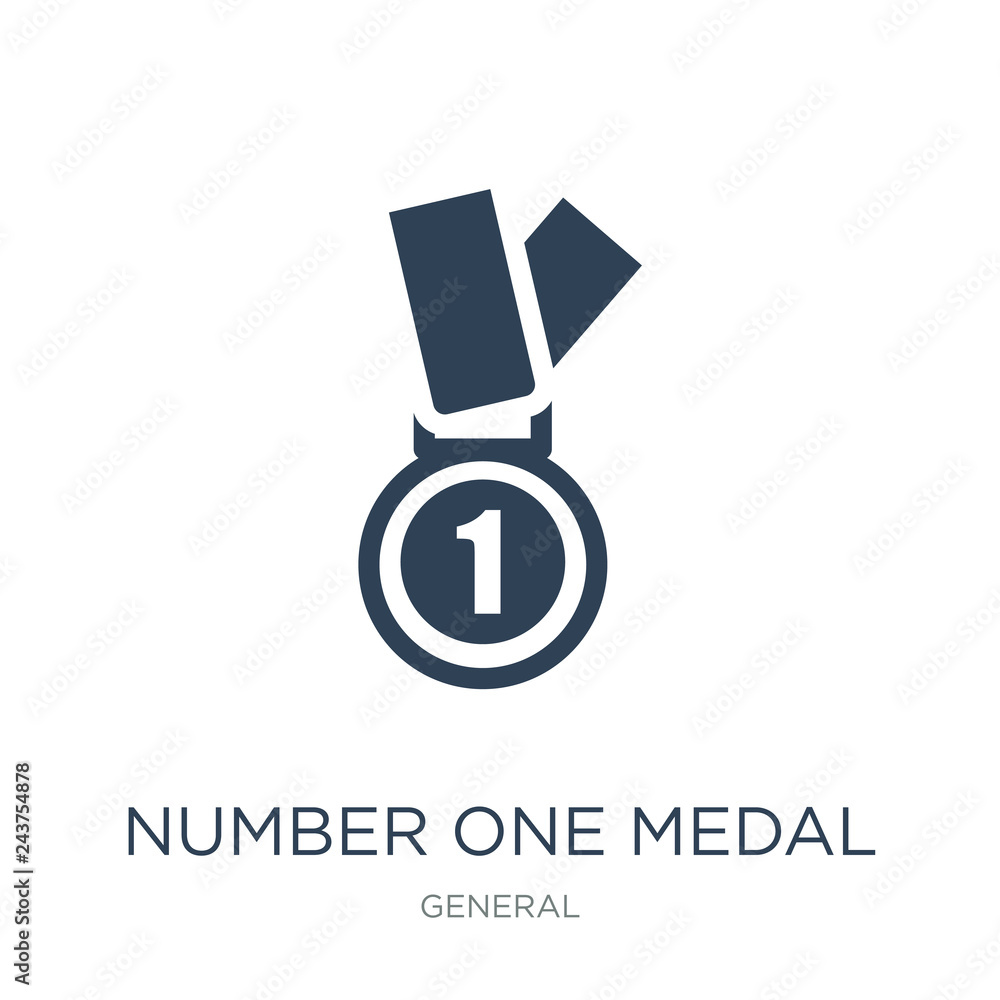 number one medal icon vector on white background, number one med number one medal icon vector on white background, number one med