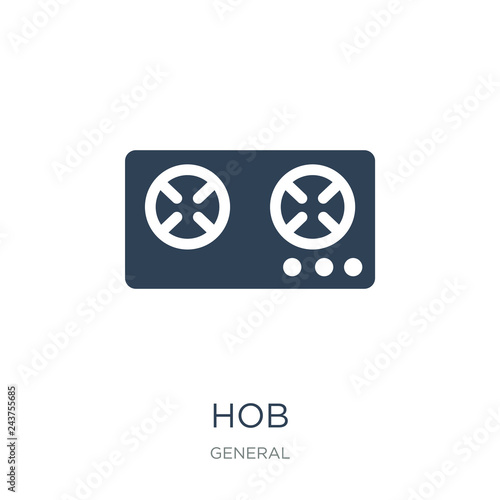 hob icon vector on white background, hob trendy filled icons fro