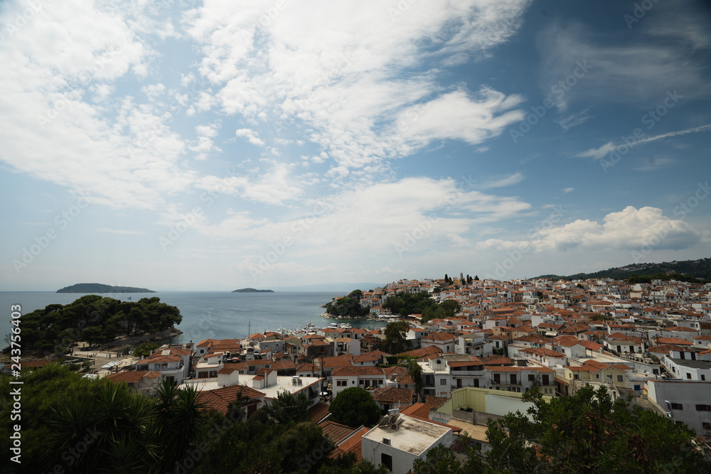 Skiathos Town From Above