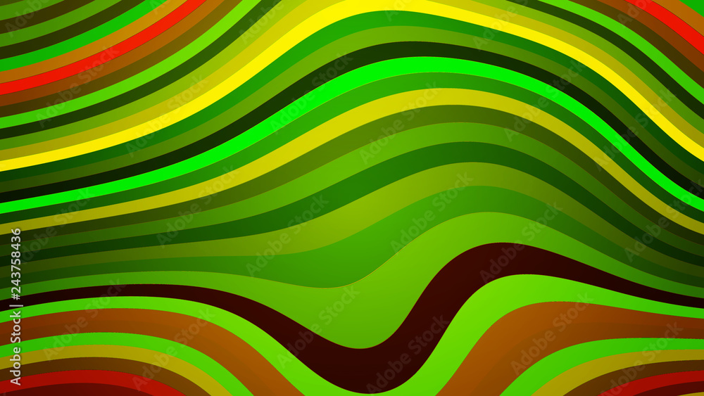 Background with color lines. Background with color lines.