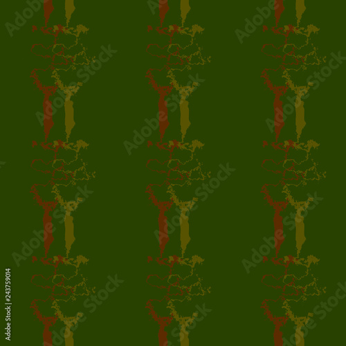 Seamless pattern background of multicolored lines with scribbler. © Veta