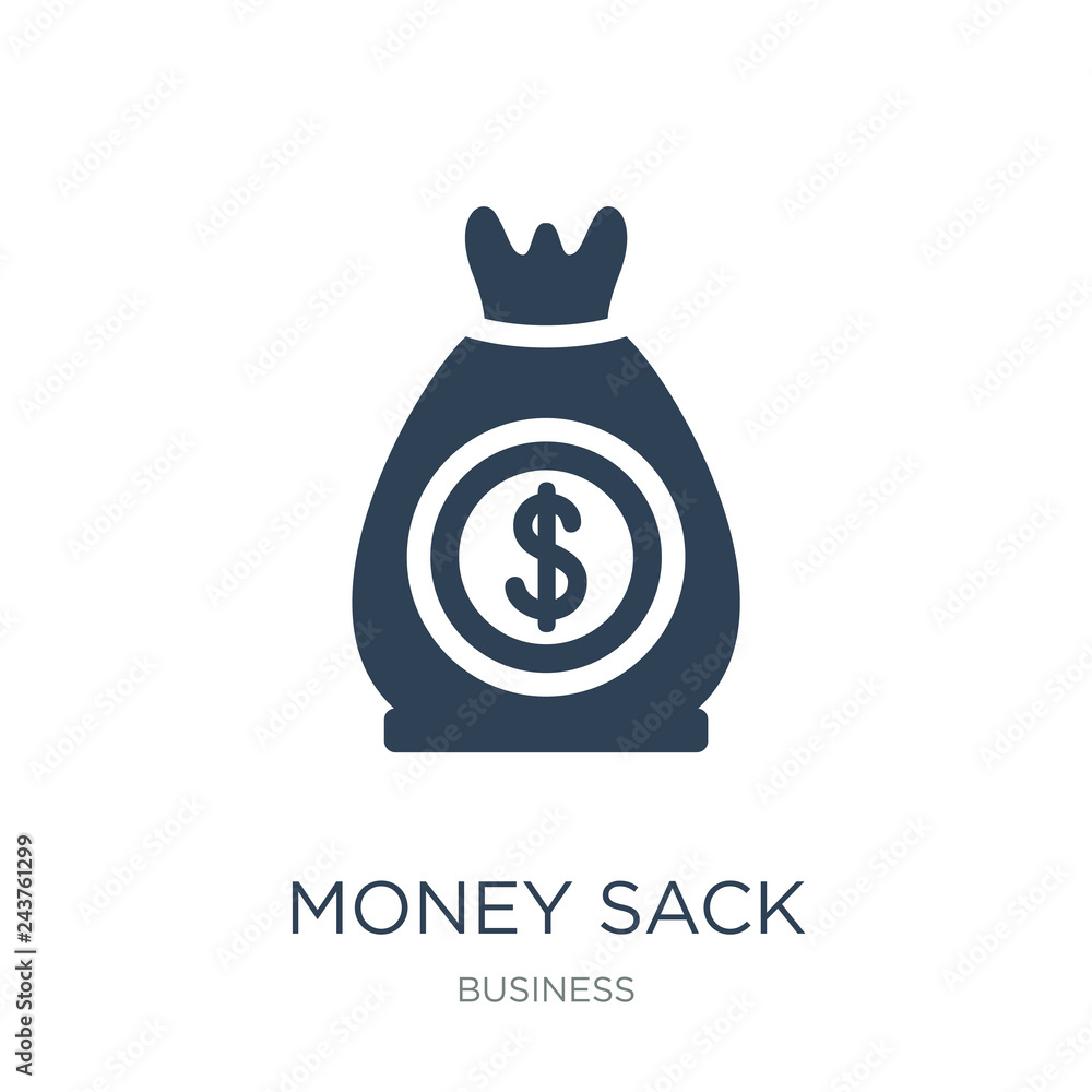 money sack icon vector on white background, money sack trendy fi money sack icon vector on white background, money sack trendy fi