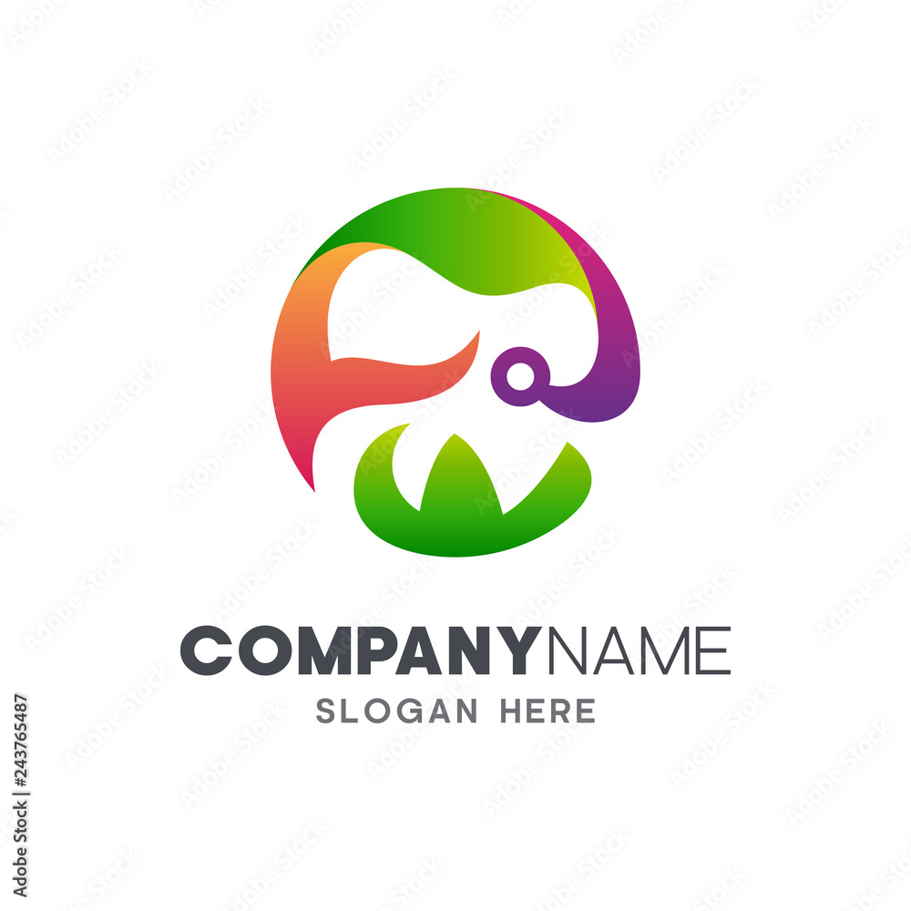 dentist tech and innovation logo concept dentist tech and innovation logo concept