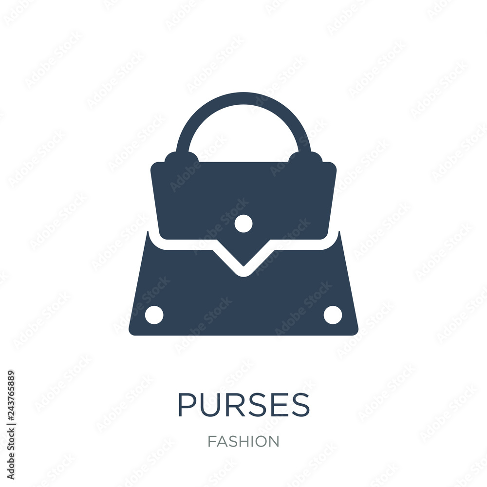 purses icon vector on white background, purses trendy filled ico purses icon vector on white background, purses trendy filled ico