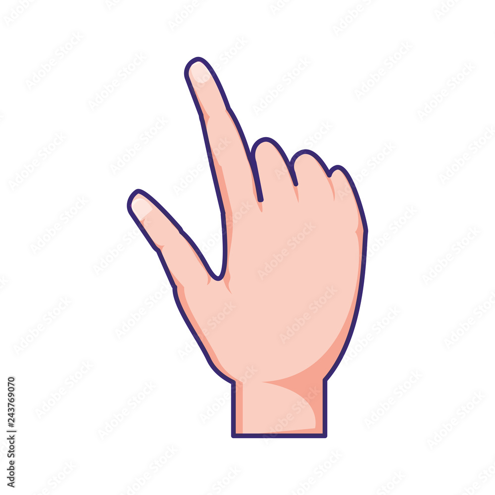 hand human isolated icon hand human isolated icon