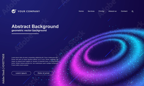 Abstract, dynamic background for your landing page or web page design.