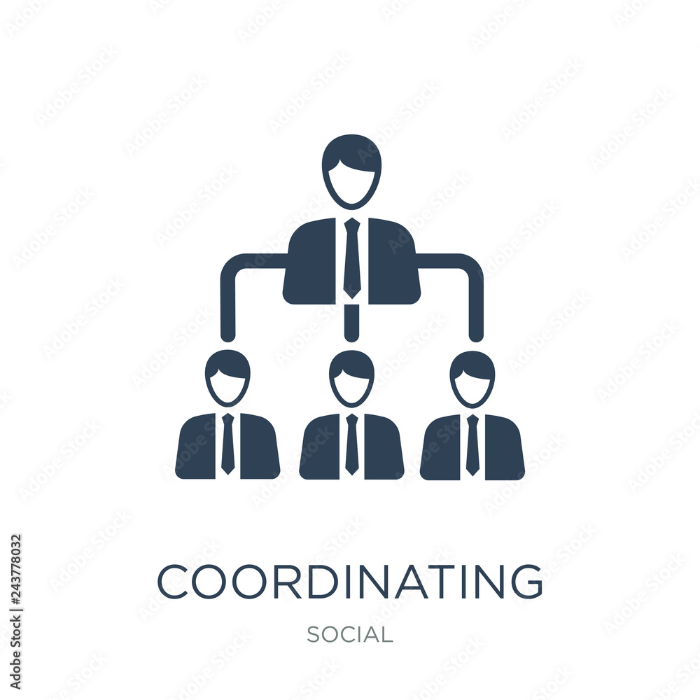 coordinating people icon vector on white background, coordinating people trendy filled icons from Social collection, coordinating people vector illustration coordinating people icon vector on white background, coordinating people trendy filled icons from Social collection, coordinating people vector illustration