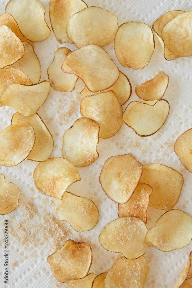 Homemade salt and vinegar Potato chips Homemade salt and vinegar Potato chips