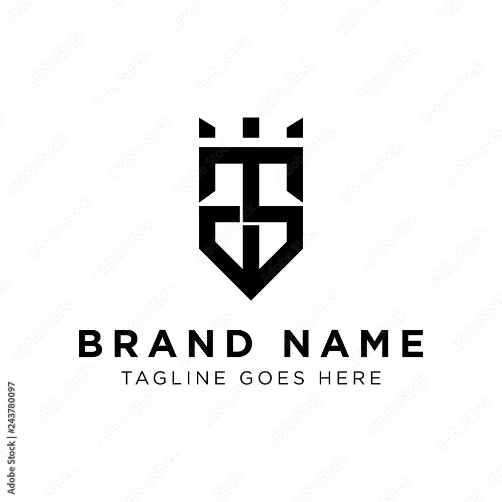 Shield Logo concept. Creative Minimal design template. Symbol for Corporate Business Identity. Creative Vector element Shield Logo concept. Creative Minimal design template. Symbol for Corporate Business Identity. Creative Vector element