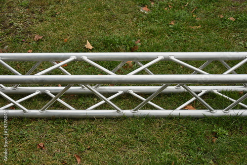 detail welding, metal scaffolding photo