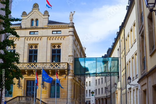 The Chamber of Deputies (Chambre des Députés, Abgeordnetenkammer or D'Chamber) in Luxembourg City, Luxembourg