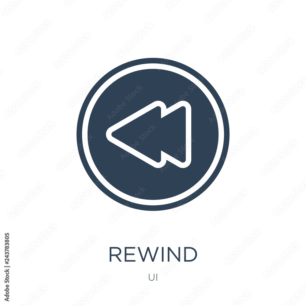 rewind icon vector on white background, rewind trendy filled icons from UI collection, rewind vector illustration rewind icon vector on white background, rewind trendy filled icons from UI collection, rewind vector illustration