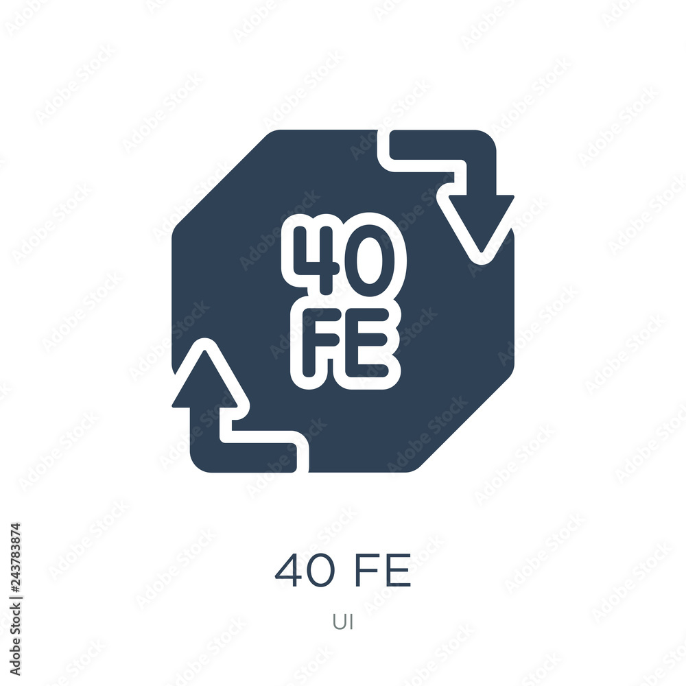 40 fe icon vector on white background, 40 fe trendy filled icons from UI collection, 40 fe vector illustration 40 fe icon vector on white background, 40 fe trendy filled icons from UI collection, 40 fe vector illustration