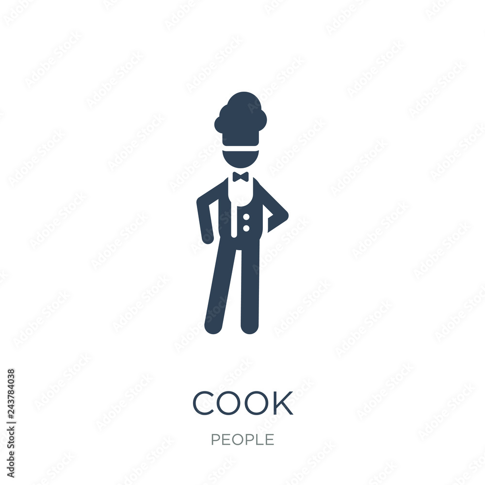 cook icon vector on white background, cook trendy filled icons from People collection, cook vector illustration cook icon vector on white background, cook trendy filled icons from People collection, cook vector illustration