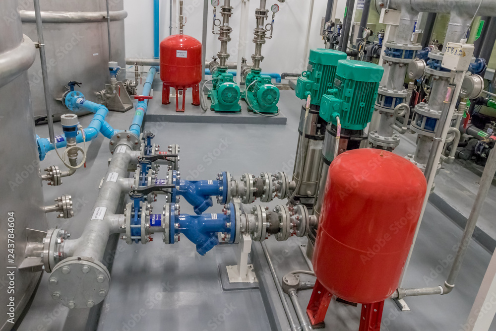 Foto de Typical installation of ystrainer with flex and butterfly vale