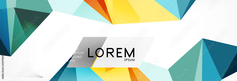 Mosaic triangular low poly style abstract geometric background. Polygonal vector. Abstract white bright technology design. Mosaic triangular low poly style abstract geometric background. Polygonal vector. Abstract white bright technology design.