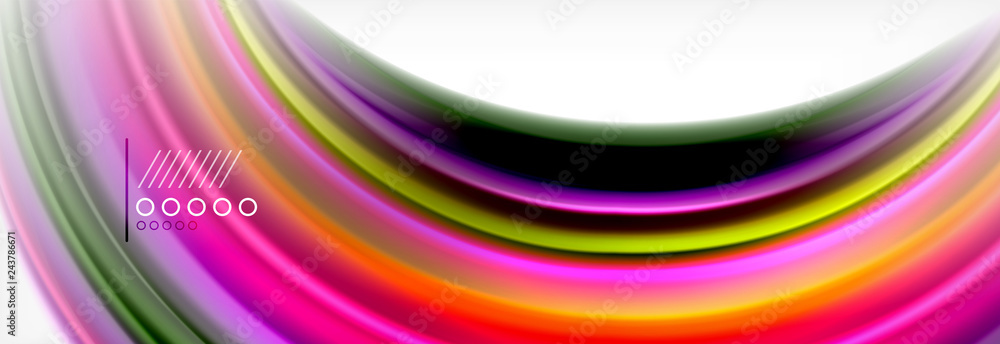 Smooth liquid blur wave background, color flow concept, illustration Smooth liquid blur wave background, color flow concept, illustration