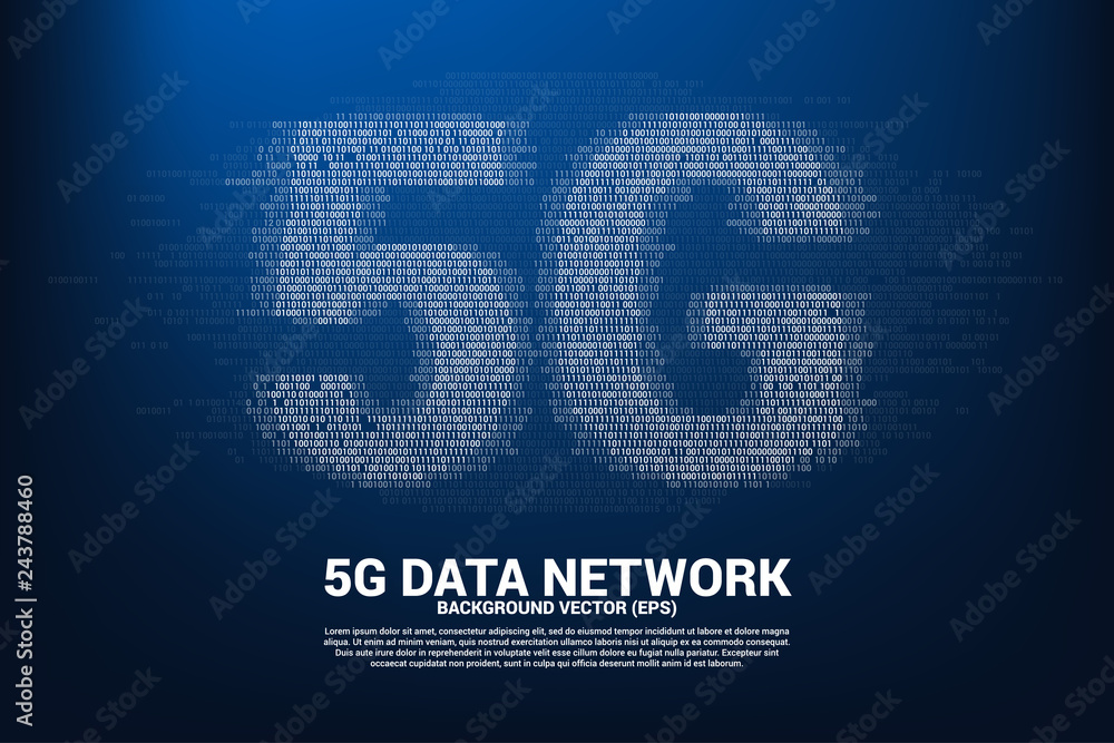 5G mobile networking with one and zero binary code digit matrix style. Concept for mobile sim card technology and network. 5G mobile networking with one and zero binary code digit matrix style. Concept for mobile sim card technology and network.