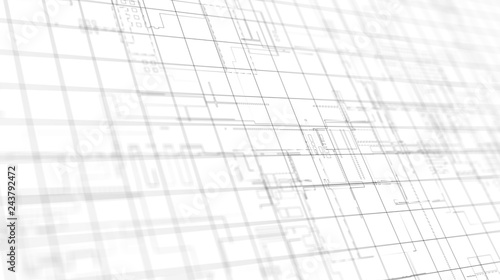 Abstract blurprint background 