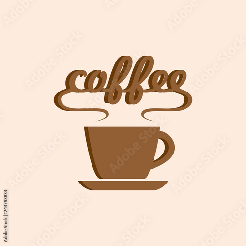 Set Coffee Cafe Hot Vector Design Vector