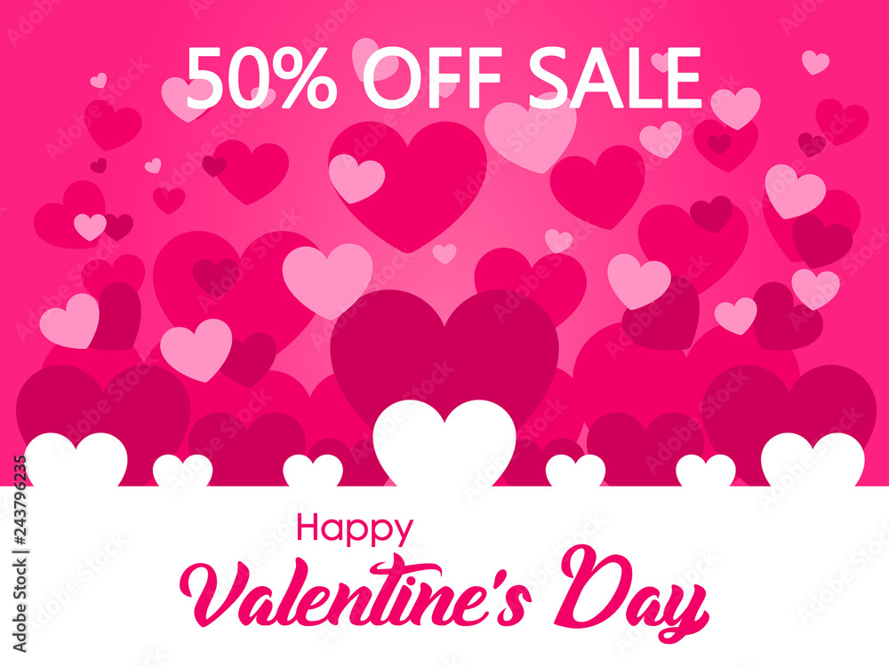 Pink Background For Valentine Day