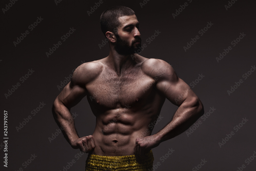 strong athletic man strong athletic man