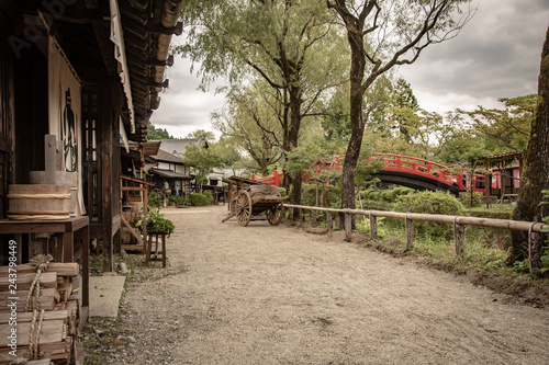 Wallpaper Mural Edo style village Torontodigital.ca
