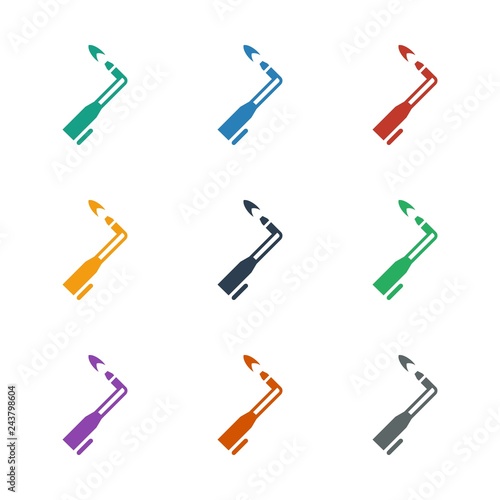 blowtorch icon white background