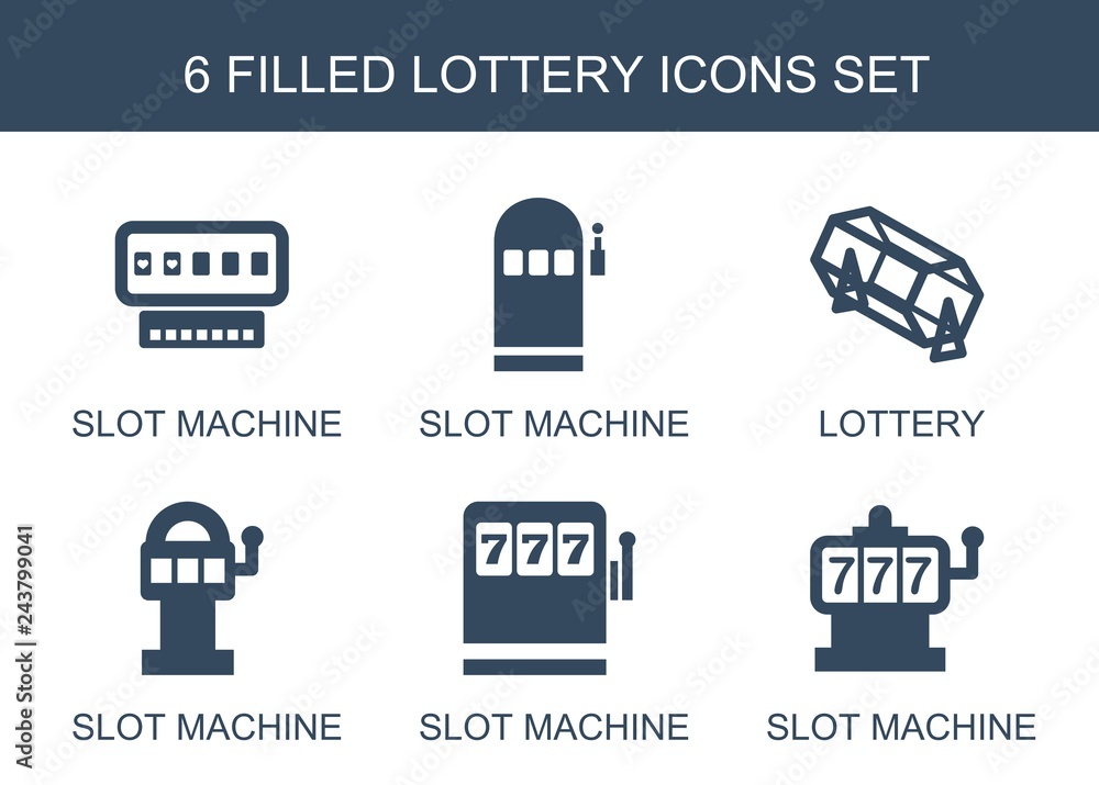lottery icons lottery icons