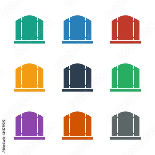 gate icon white background
