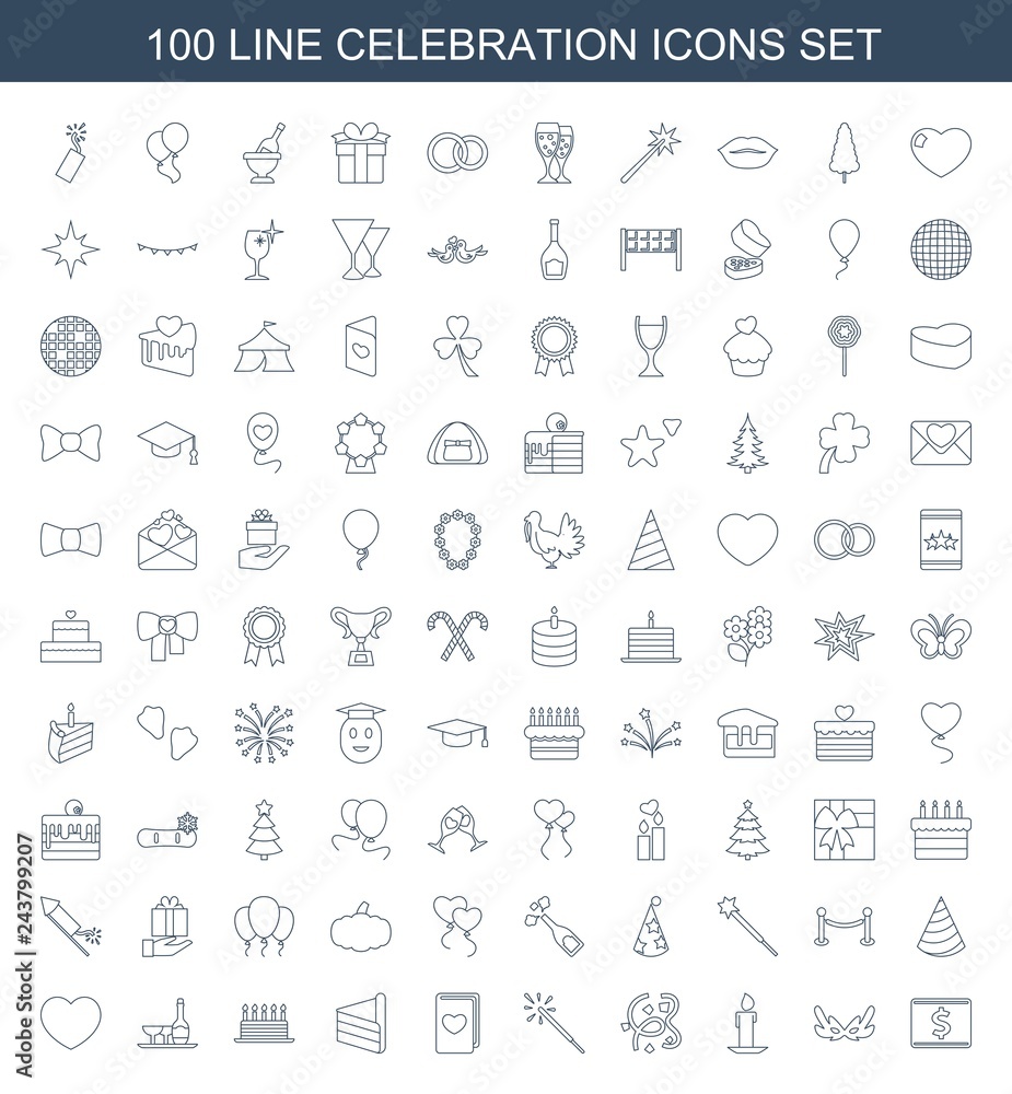 celebration icons celebration icons