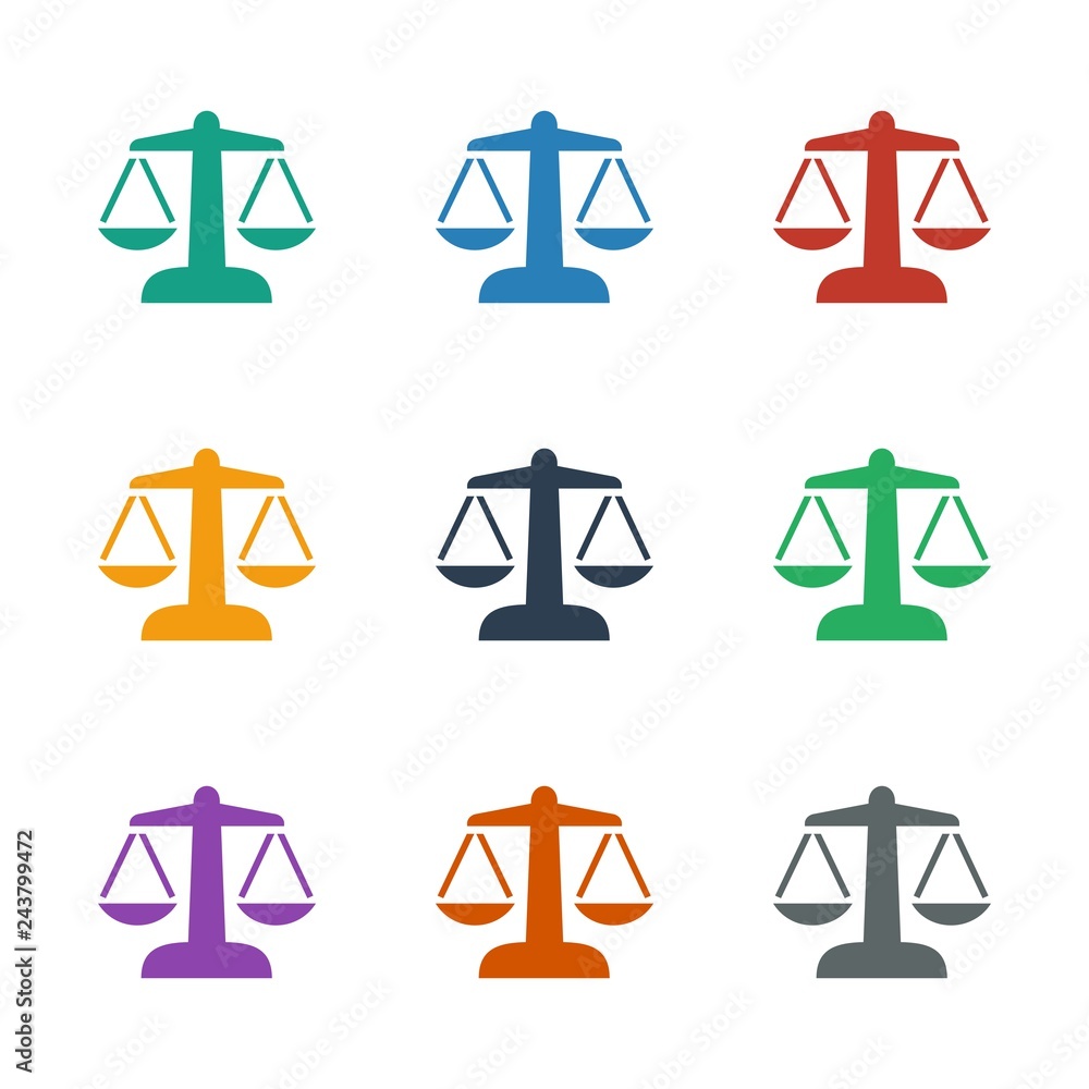 scales icon white background scales icon white background