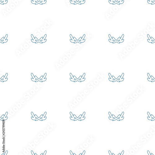 mask icon pattern seamless white background