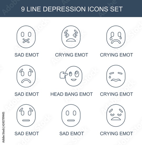 depression icons