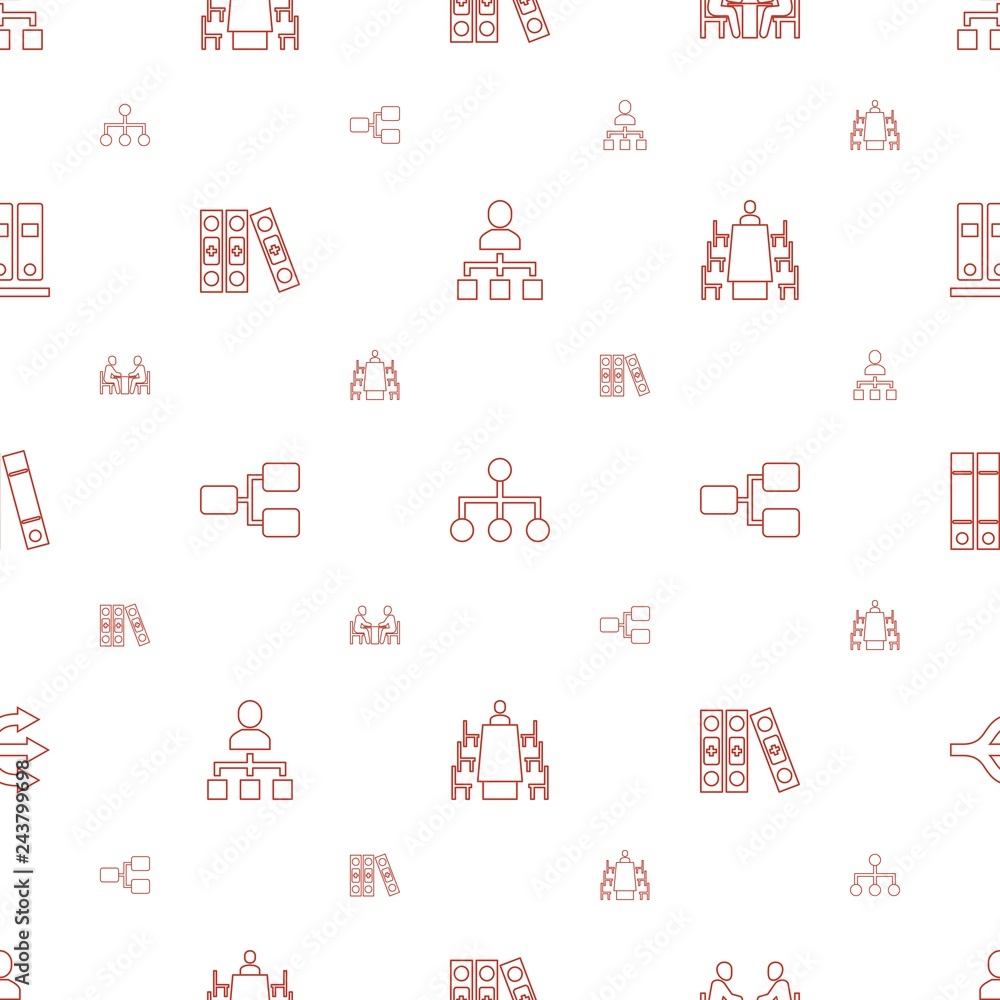 organization icons pattern seamless white background organization icons pattern seamless white background