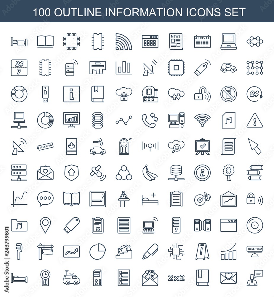 100 information icons 100 information icons