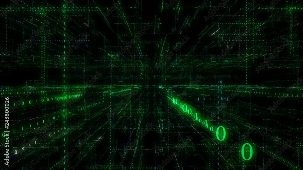 4K 3D Smart digital binary code with futuristic smart technology and connection network concept . 4K 3D Smart digital binary code with futuristic smart technology and connection network concept .