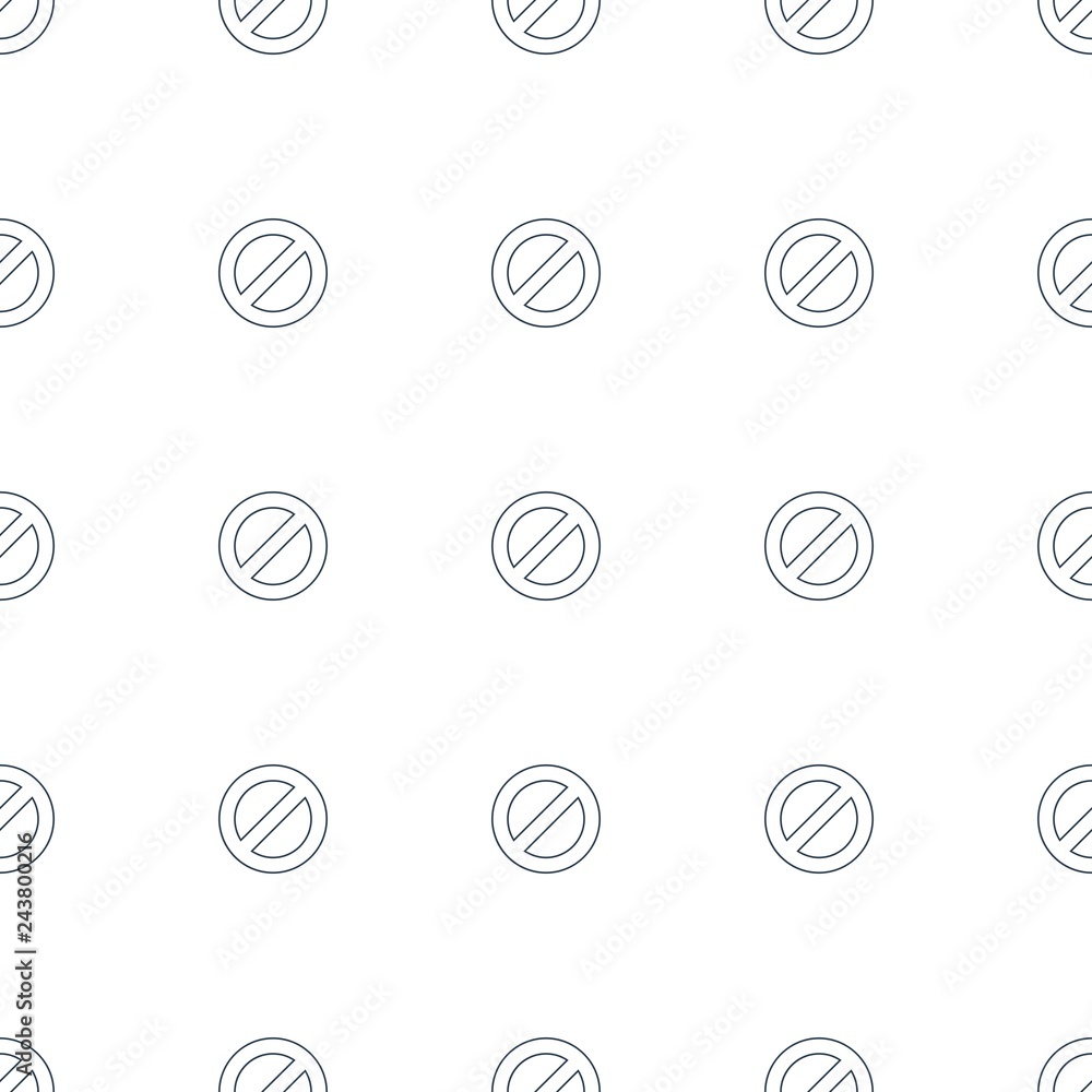 prohibited icon pattern seamless white background prohibited icon pattern seamless white background